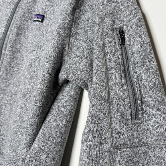 Patagonia Grey Full Zip Fleece Jacket Women’s XL-Better Sweater - Picture 3 of 5